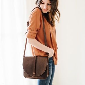 Able Tirhas Crossbody Leather Bag